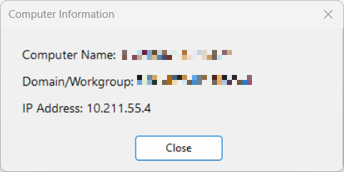 Computer Information example