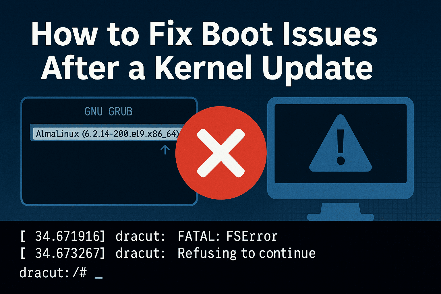 How to Fix Boot Issues After a Kernel Update